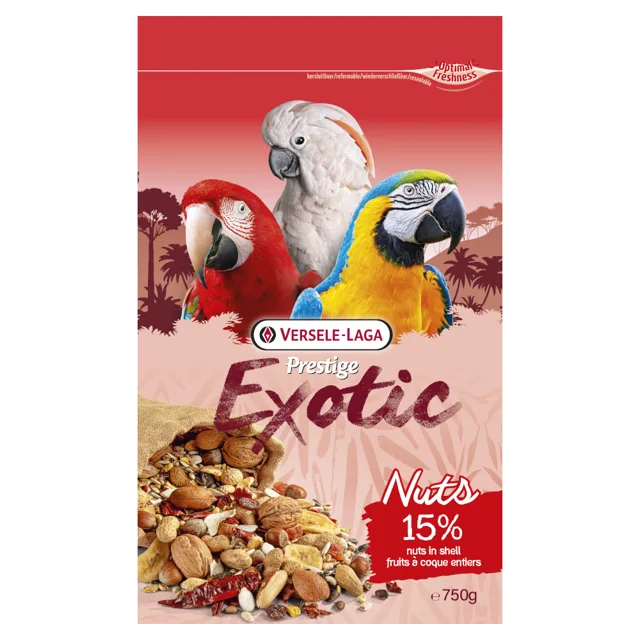 Versele-Laga Prestige Parrots Exotic Nuts - 750 g