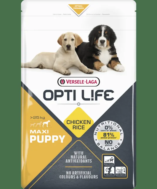 VERSELE-LAGA Puppy Maxi - Krmivo pro štěňata velkých  plemen, drůběží 12,5 kg