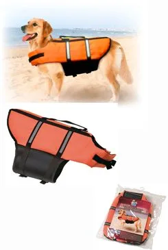 Vesta plovací dog L 40cm oranžová