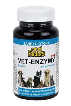 Vet-enzymy 90tablet Podpora Hojení, Záněty, Otoky