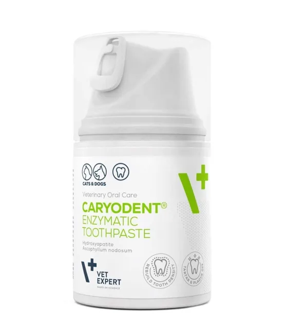 VET EXPERT Caryodent Enzymatic Toothpaste 50 ml enzymatická zubní pasta pro psy a kočky