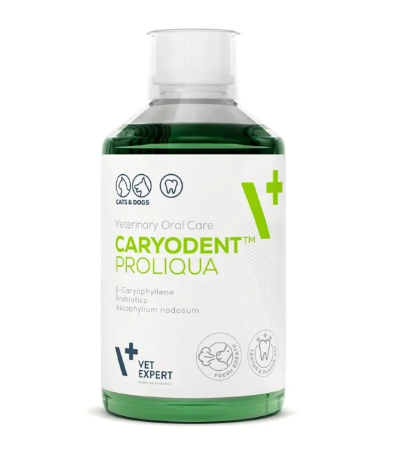 VET EXPERT Caryodent Proliqua 250 ml tekutý přípravek pro ústní hygienu psů a koček