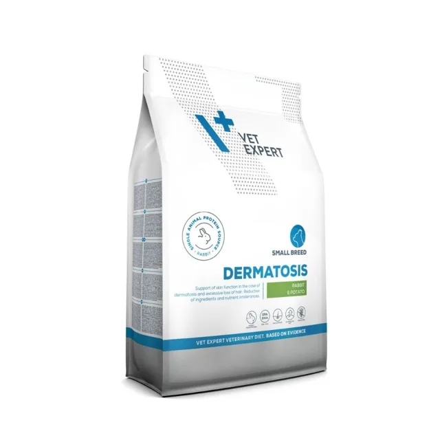 VET EXPERT Veterinary Diet Dermatosis Rabbit and Potato Small Breed 2 kg pro malé psy s dermatologickými problémy