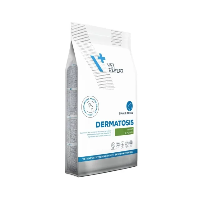 VET EXPERT Veterinary Diet Dermatosis Rabbit and Potato Small Breed 8 kg pro malé psy s dermatologickými problémy