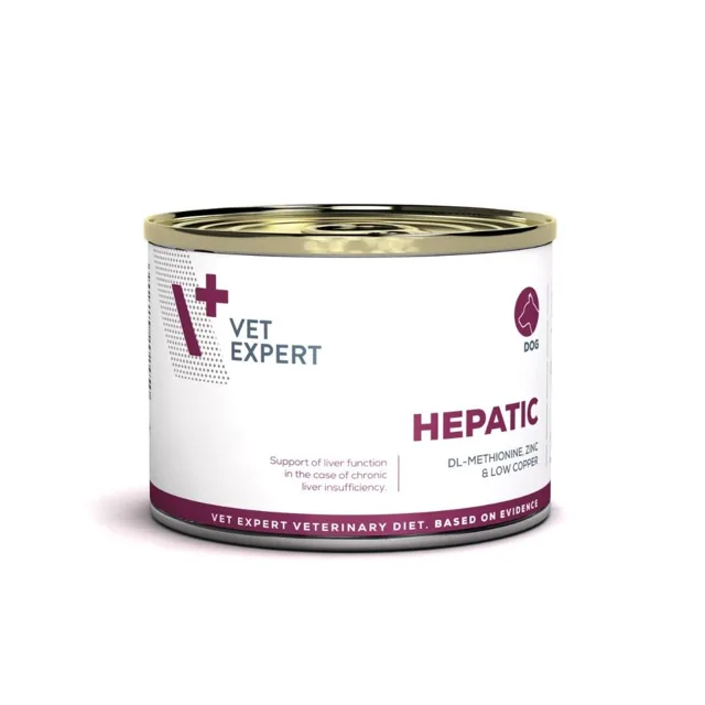 VET EXPERT Veterinary Diet Dog Hepatic 200g kuřecí, krmivo pro psy podporující funkci jater