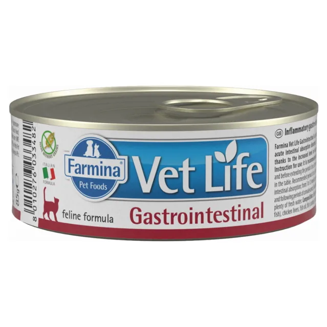 VET LIFE Natural Gastrointestinal konzerva pro kočky 85 g