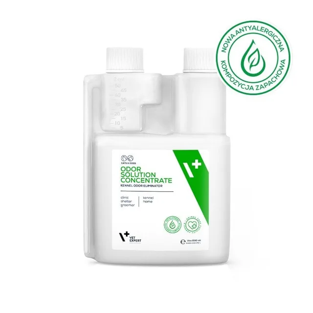 VETEXPERT Odor Solution Concentrate 500 ml neutralizátor zápachu pro psy a kočky
