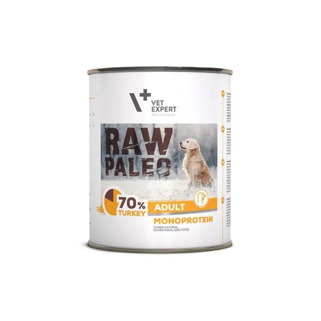 VETEXPERT RAW PALEO Adult Turkey 800g