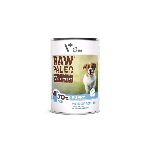 VETEXPERT Raw Paleo Cod Puppy Can 400g