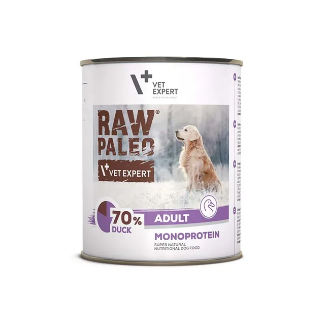 VETEXPERT Raw Paleo Duck Adult Can 800g