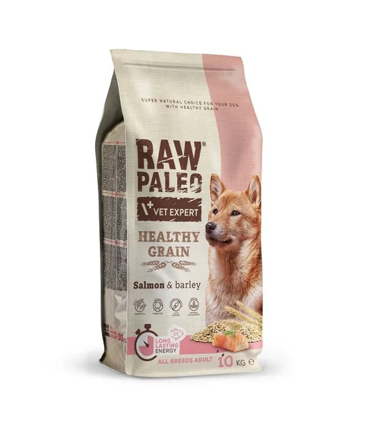 VETEXPERT RAW PALEO Heathy Grain Adult Salmon 10 kg