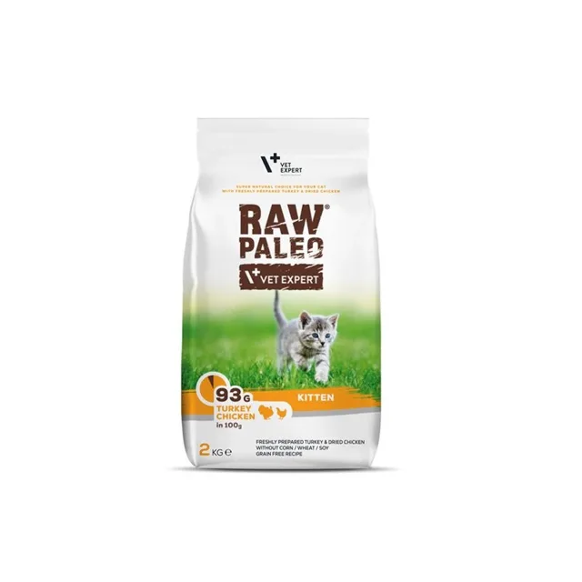 VETEXPERT Raw Paleo Kitten Turkey&amp;Chicken 2 kg
