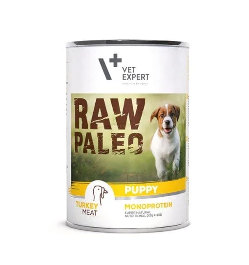 VETEXPERT RAW PALEO Puppy turkey 400g