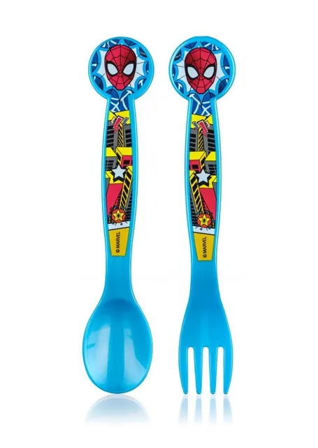 Vetro-Plus Dětský plastový příbor Spiderman 2 ks