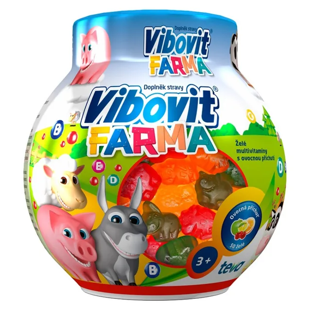VIBOVIT Farma želé bonbony 50 kusů