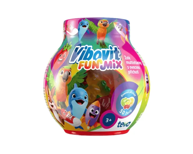 Vibovit FunMix želé bonbóny multivitamíny 50 ks