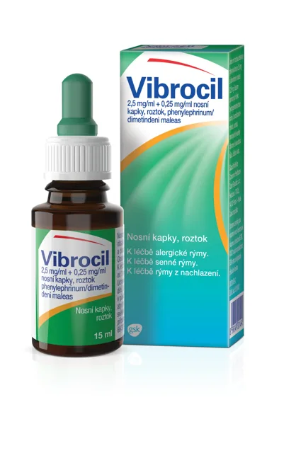Vibrocil 2,5 mg/0,2 mg/ml nas.gtt.sol. 1 x 15 ml