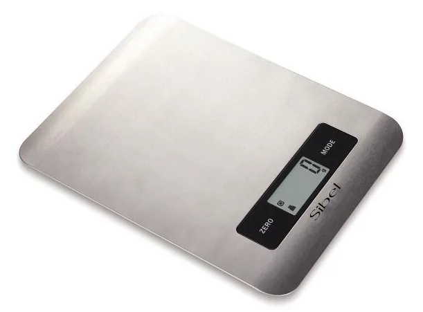 Víceúčelová nerezová váha Sibel Steel Style II - max 2000 g (0002004) + dárek zdarma