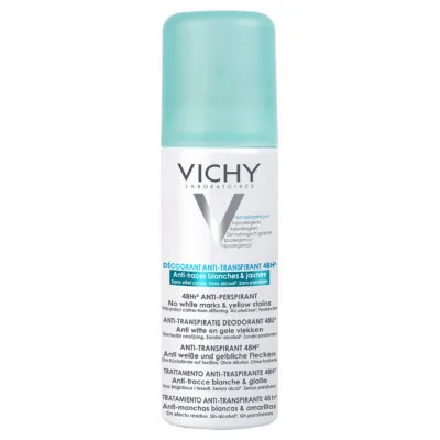 VICHY Antiperspirant 48h, nezanechává stopy na oblečení sprej 125ml