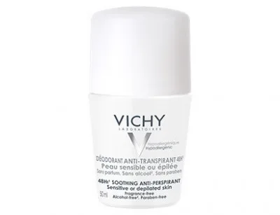 VICHY Antiperspirant 48h pro citlivou nebo depilovanou pokožku roll-on 50ml