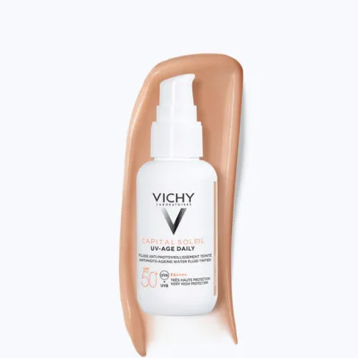Vichy Capital Soleil UV-Age fluid tónovaný SPF50+ 40 ml