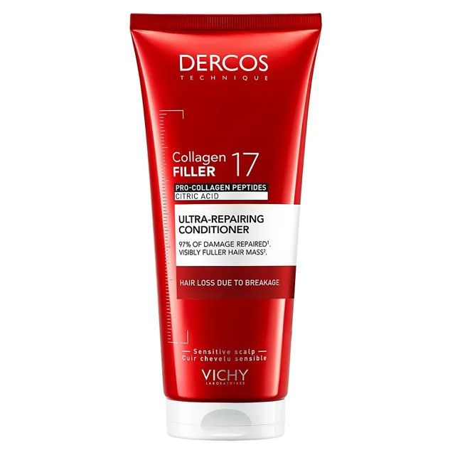 VICHY Dercos Collagen 17 Filler Regenerační kondicionér 200 ml
