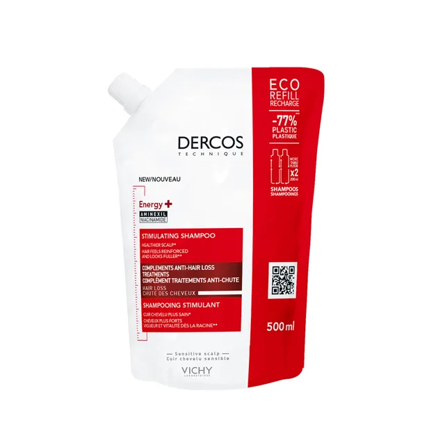 Vichy Dercos Energy+ posilující šampon náplň 500 ml