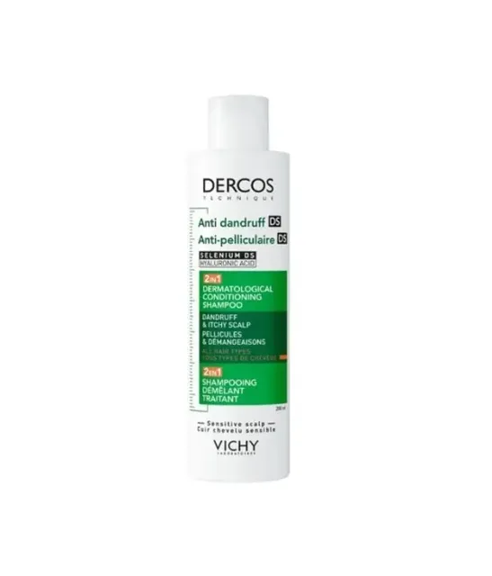 VICHY DERCOS Šampon a kondicionér na lupy 2v1 200ml