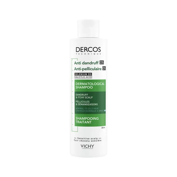 Vichy Dercos Šampon lupy mastné vlasy 200ml