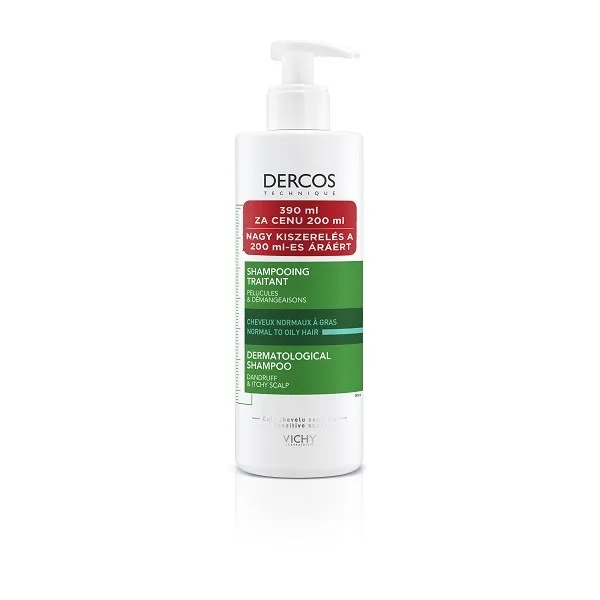 Vichy Dercos šampon Lupy Mastné Vlasy 390ml