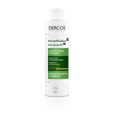 Vichy Dercos Šampon lupy suché vlasy 200ml
