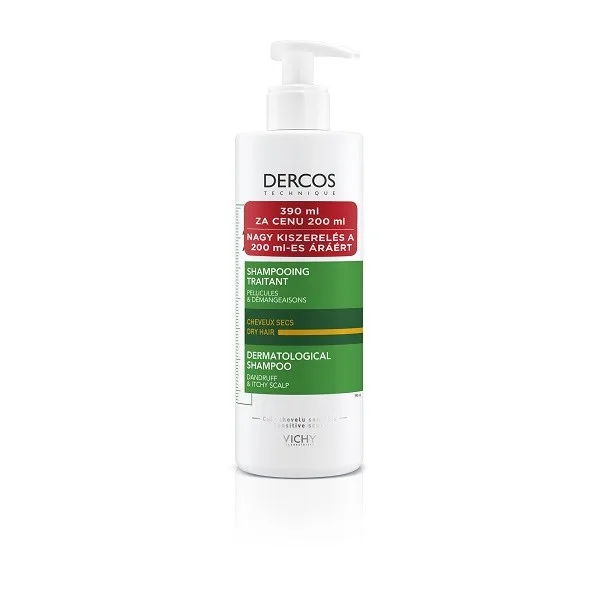 Vichy Dercos šampon Na Suché Lupy 390ml