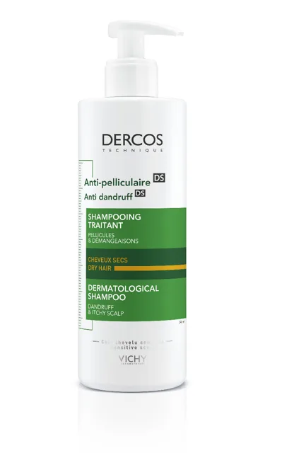 Vichy Dercos Šampon proti lupům na suché vlasy 390 ml