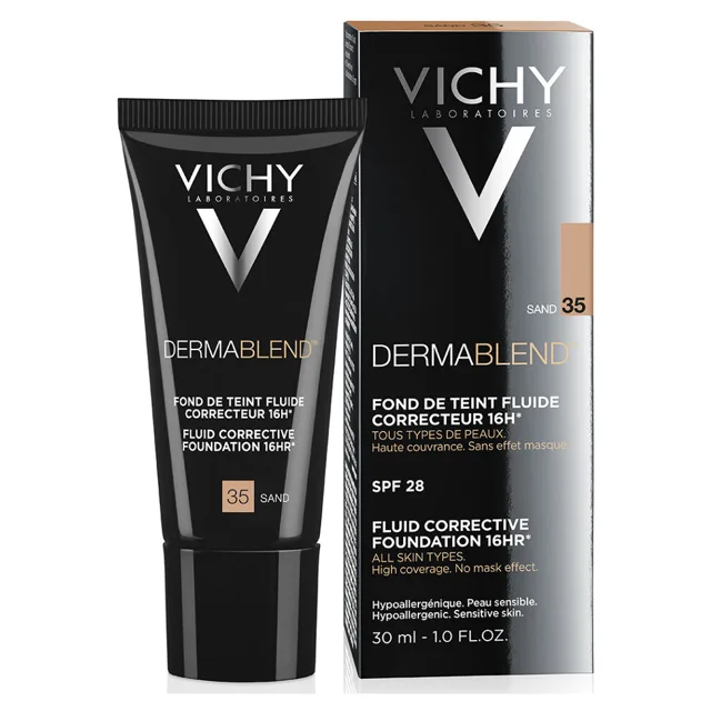 VICHY Dermablend Fluidní korekční make-up - odstín 35 Sand 30 ml