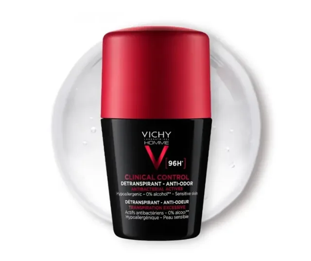 Vichy Homme 96h Detranspirant proti zápachu roll-on 50 ml