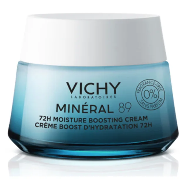 VICHY MINERAL 89 72-hodinový krém pro zvýšení hydratace bez parfemace 50ml