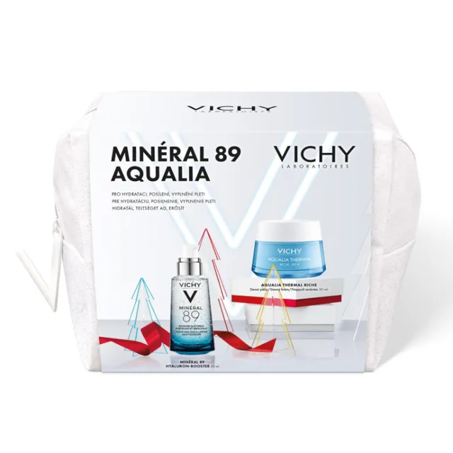 Vichy Minéral 89 vánoční balíček pro hydrataci, posílení a vyplnění pleti