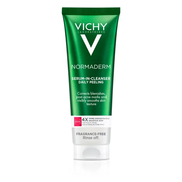 VICHY Normaderm Čistící sérum a peeling 125 ml