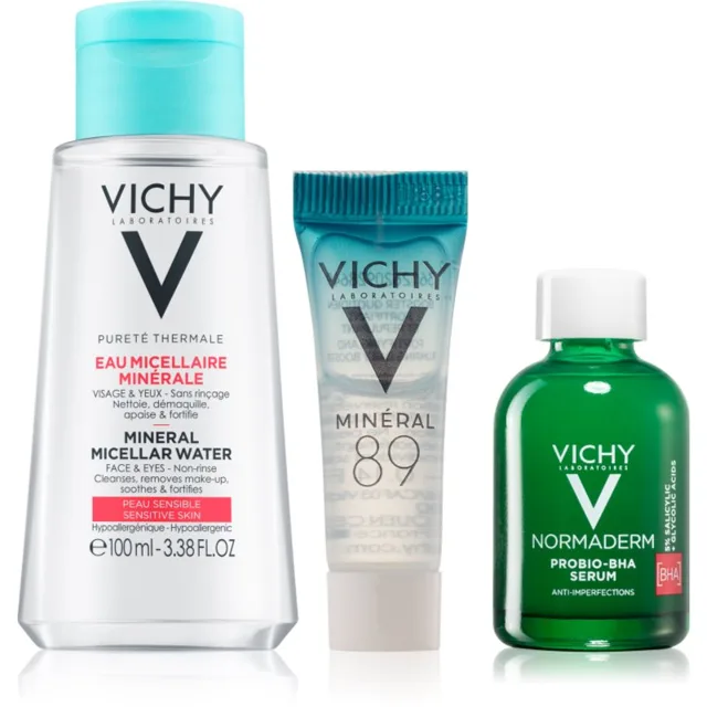 Vichy Normaderm Probio-BHA Set dárková sada pro problematickou pleť 3 ks