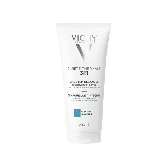 Vichy Pureté Thermale odličovač 3v1 (Démaquillant Intégral peaux sensibles) 200 ml