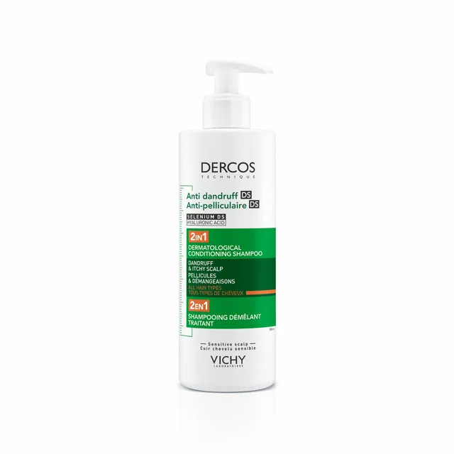 Vichy Šampon a kondicionér 2v1 Anti Dandruff DS (Dermatological Conditioning Shampoo) 390 ml