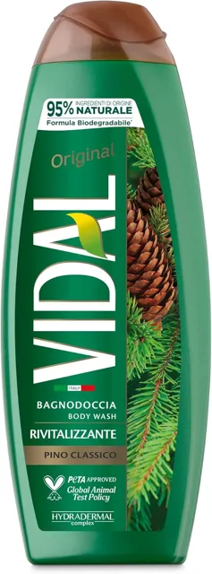Vidal Classic Pine Revitalizační sprchový gel, 500 ml