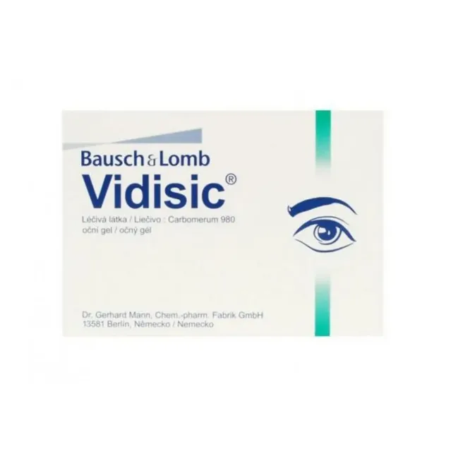 Vidisic 2 mg/g oph.gel. 3 x 10 g