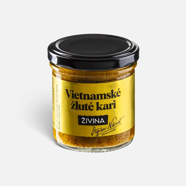 Vietnamské žluté kari středně pálivé 140 g  základ na omáčku