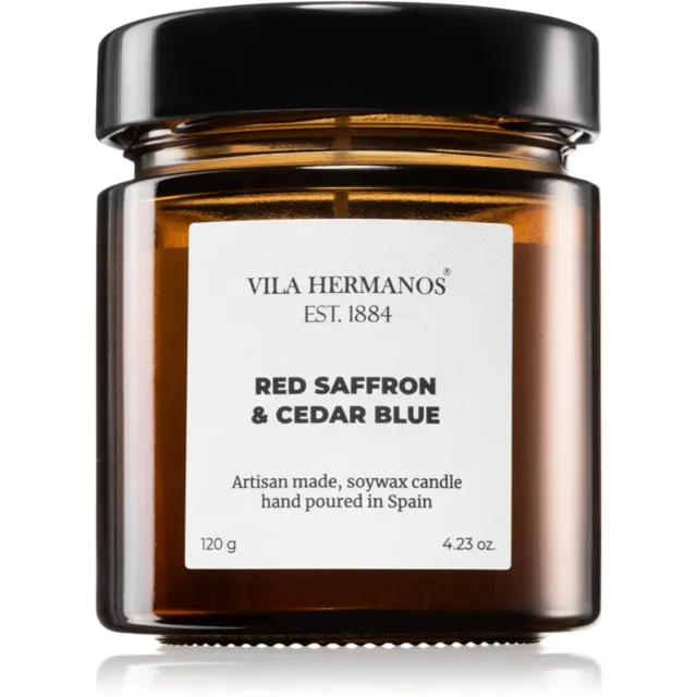 Vila Hermanos Apothecary Red Saffron & Cedar Blue vonná svíčka 120 g