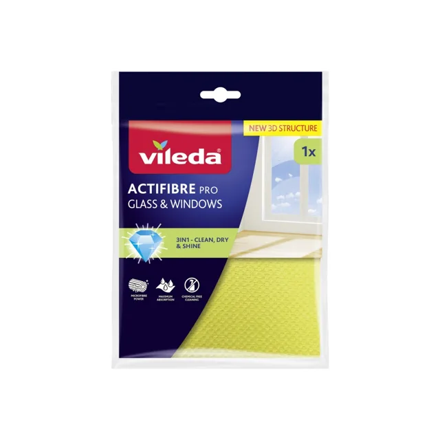 Vileda Actifibre mikrohadřík na okna 1 ks