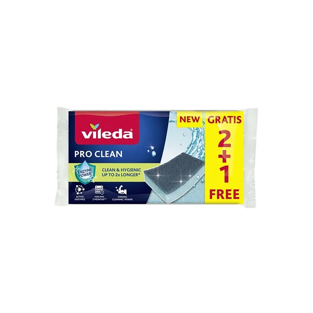 VILEDA Pro Clean Houbička 2 + 1 kus