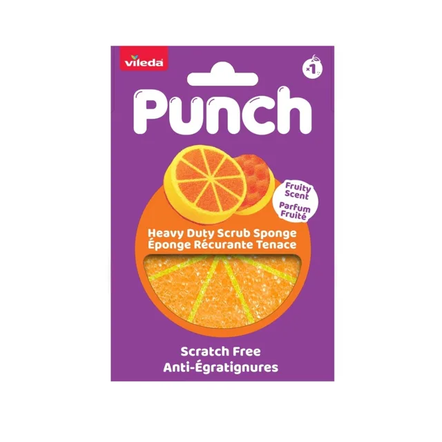 Vileda Punch orange houbička 1 ks