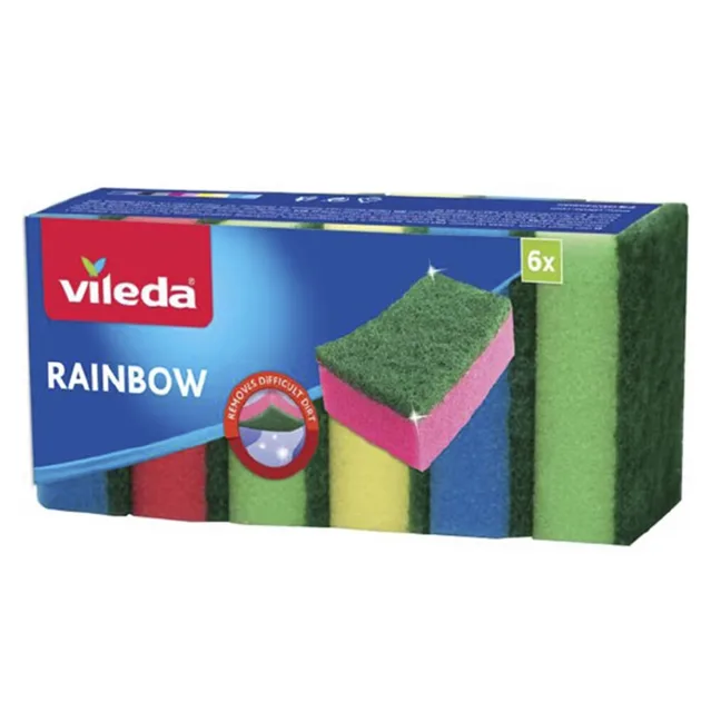 VILEDA Rainbow houbička 6 kusů