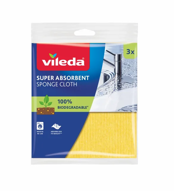 Vileda Sponge Cloth houbový hadřík 3 ks